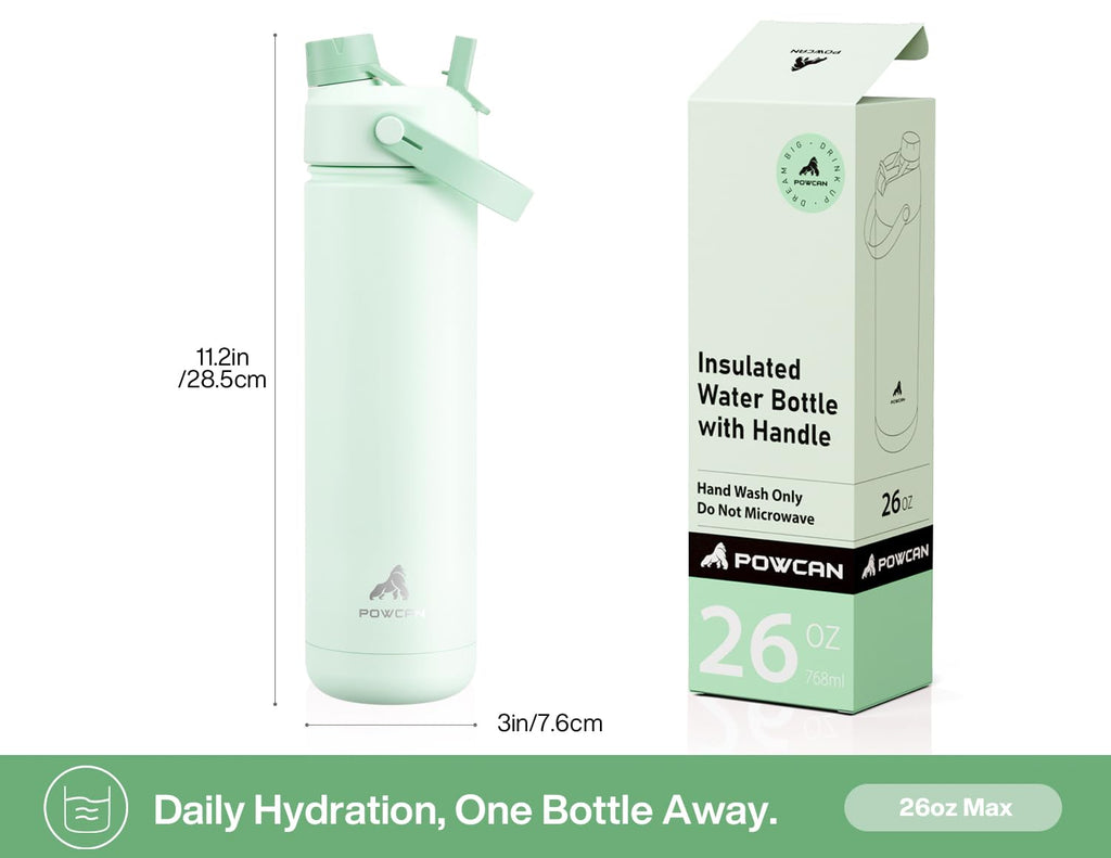 40 oz Insulated Water Bottle with 2-in-1 Straw and Spout Lid (Cotton Candy)