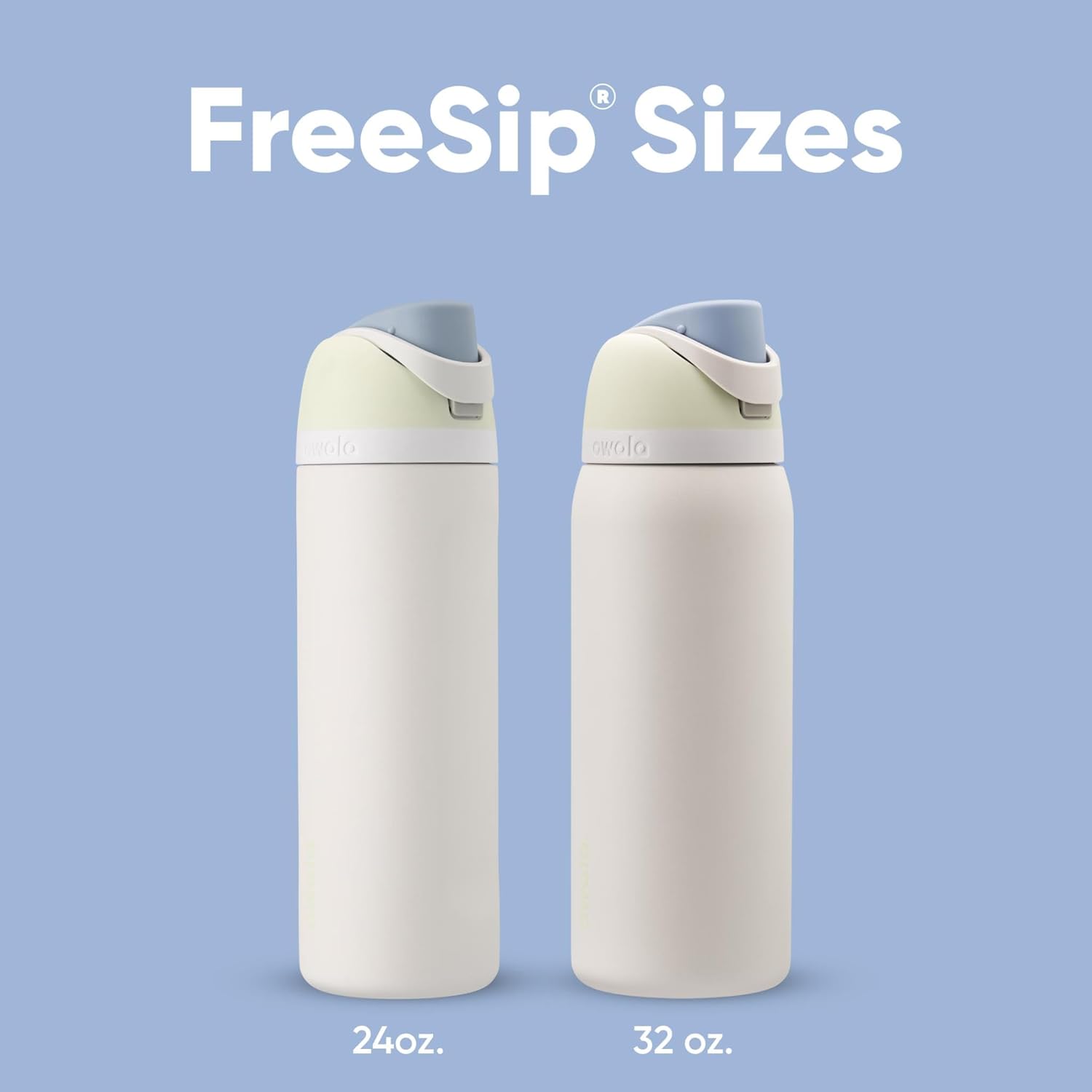 FreeSip Insulated Stainless Steel Water Bottle with Straw, BPA-Free Sports Water Bottle, Great for Travel, 32 Oz, Very, Very Dark
