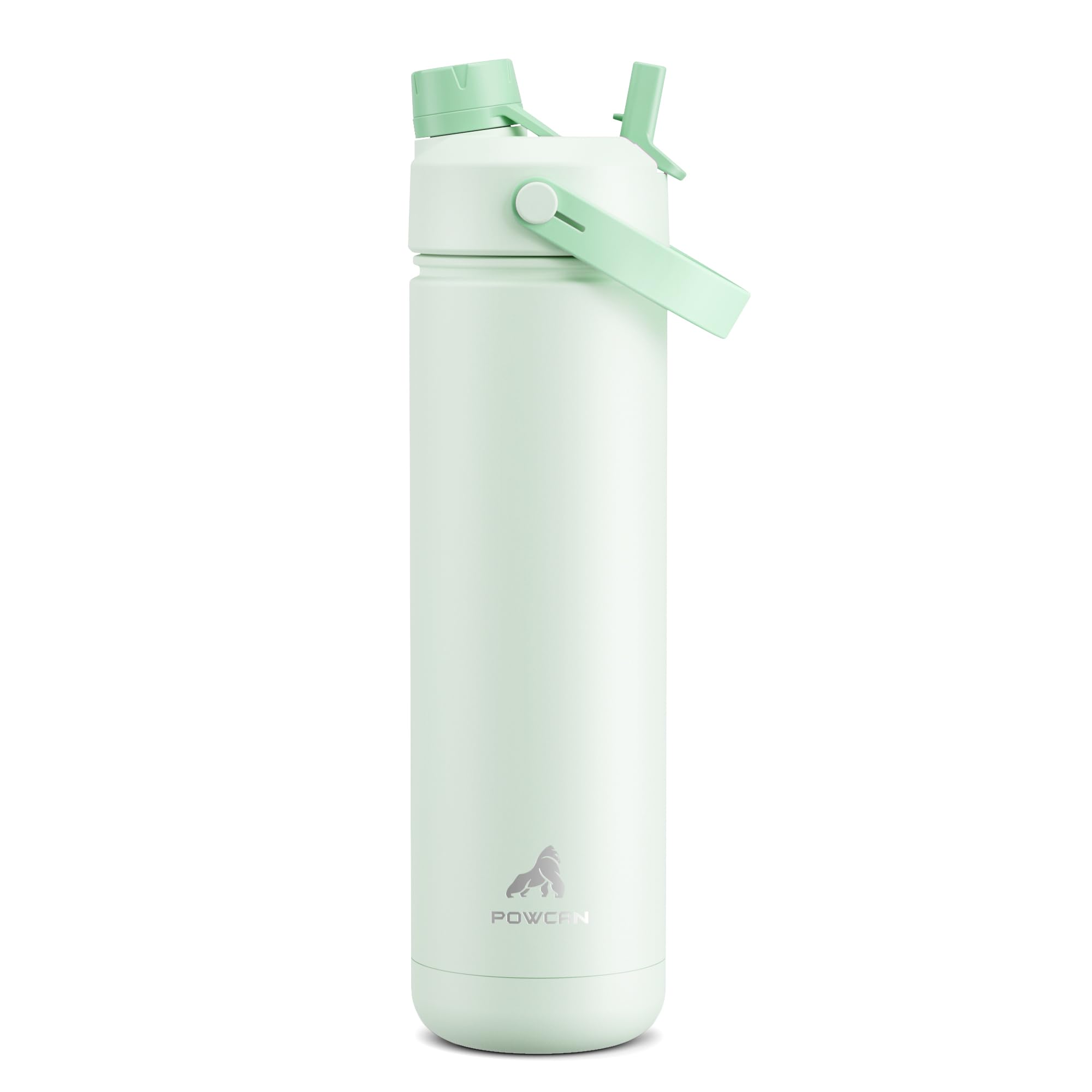 40 oz Insulated Water Bottle with 2-in-1 Straw and Spout Lid (Cotton Candy)