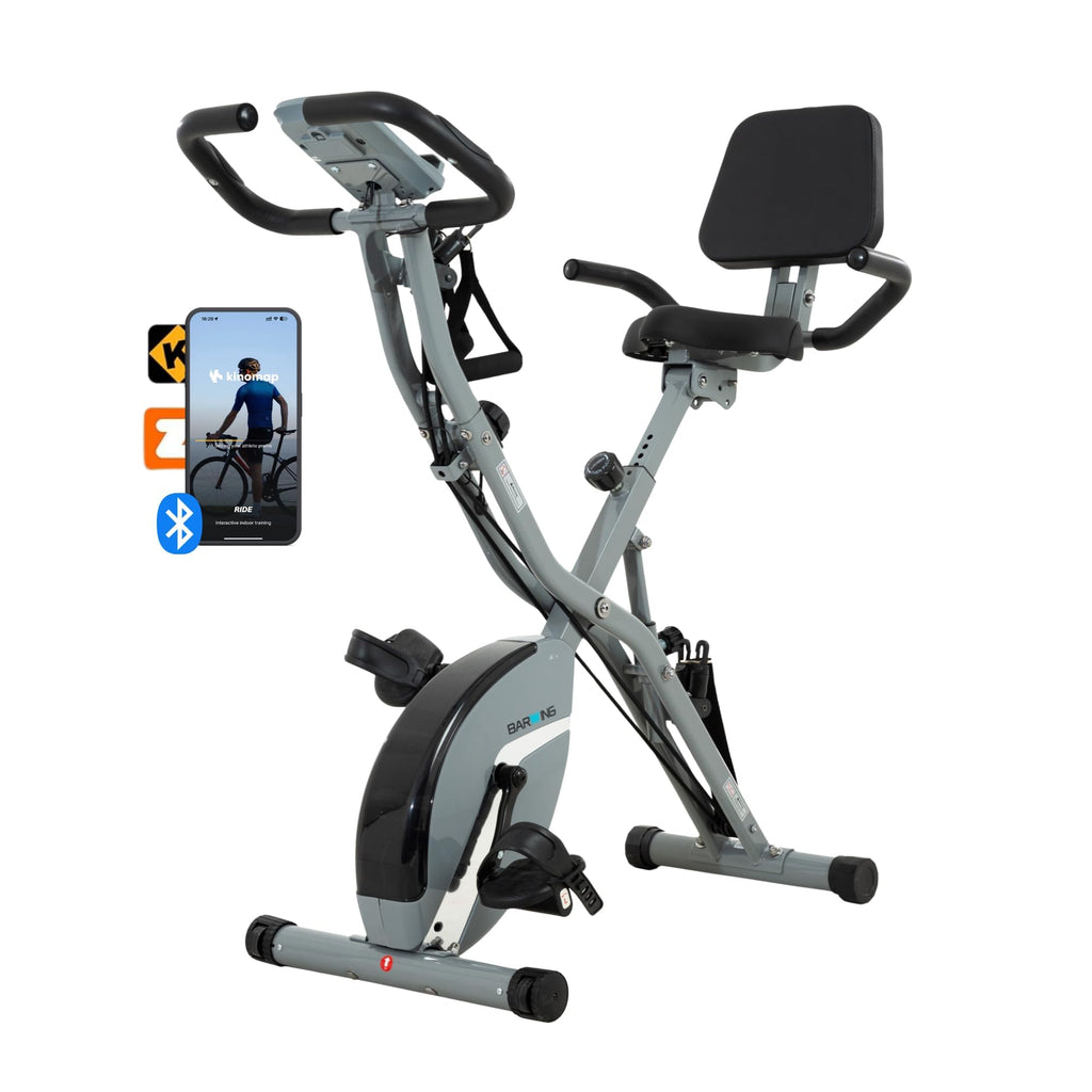 Stationary Exercise Bike for Home Workout, 5 IN 1 Foldable Indoor Cycling Bike