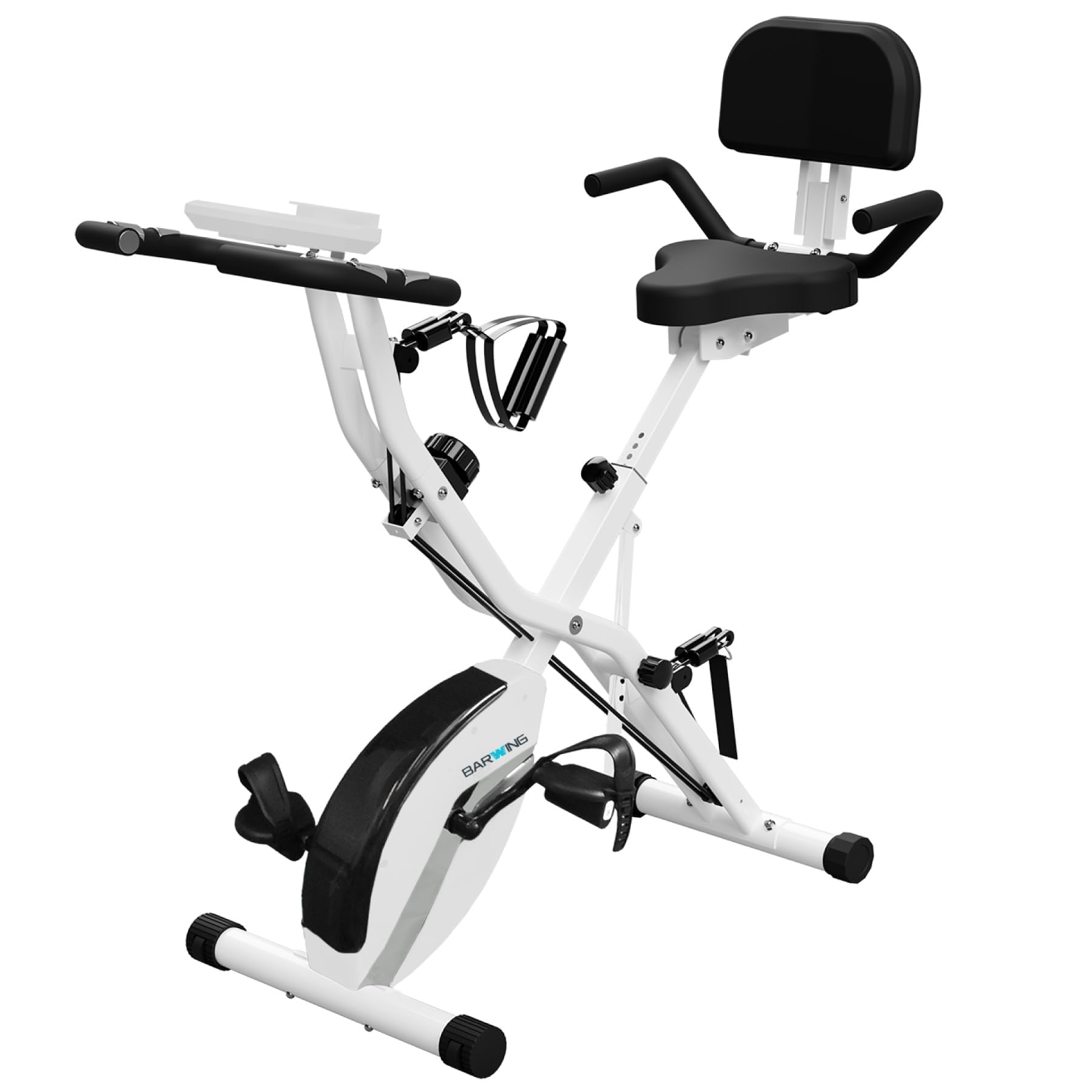 Stationary Exercise Bike for Home Workout, 5 IN 1 Foldable Indoor Cycling Bike
