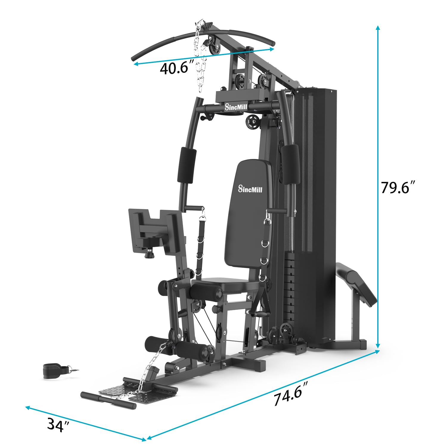 Home Gym Multifunctional Full Body Workout Equipment for Home Exercise Fitness