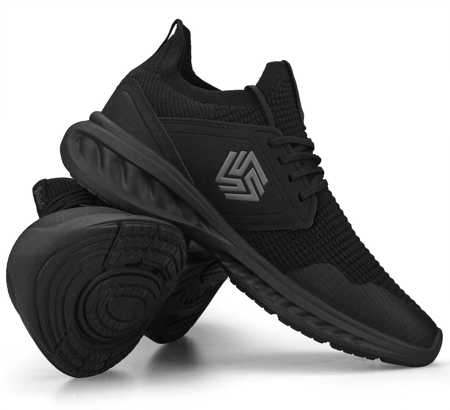 Mens Slip On Walking Shoes Non Slip Running Shoes Breathable