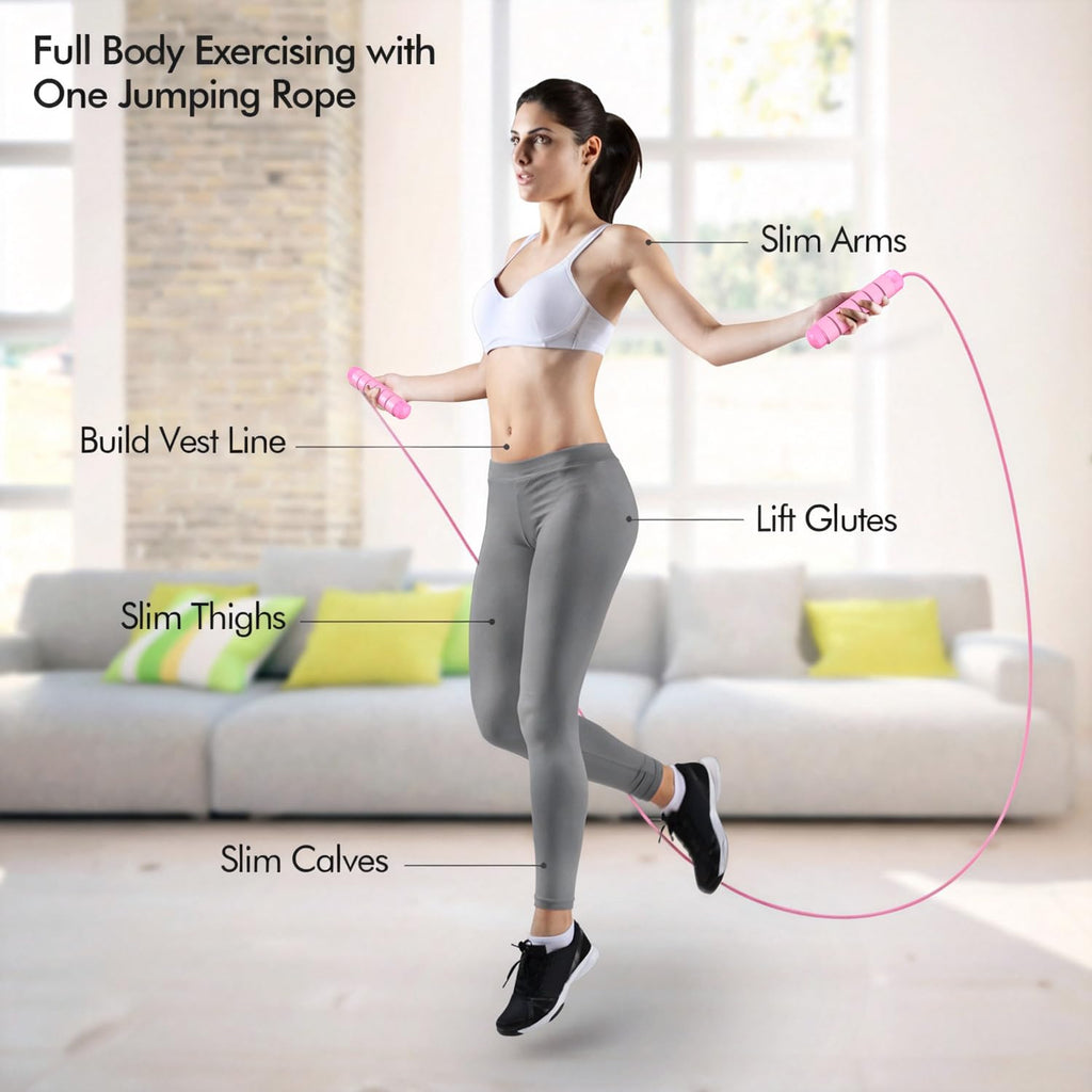 Jump Rope, Tangle-Free Rapid Speed Jumping Rope Cable, Exercise Fitness Workout Equipment & Slim Body