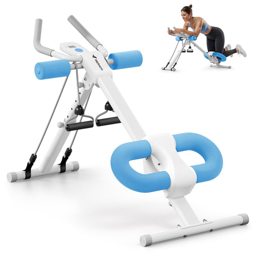Ab Machine, Ab Workout Equipment, Adjustable Ab Trainer Machine, Abdominal Trainer for Stomach Workout