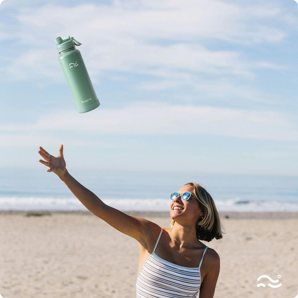 Insulated Water Bottle with Silicone Boot (36hrs Cold/18hrs Hot)