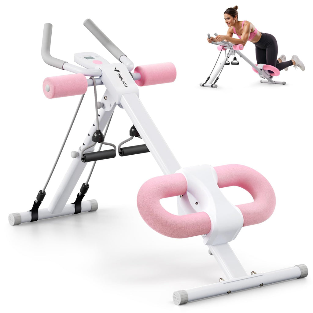 Ab Machine, Ab Workout Equipment, Adjustable Ab Trainer Machine, Abdominal Trainer for Stomach Workout