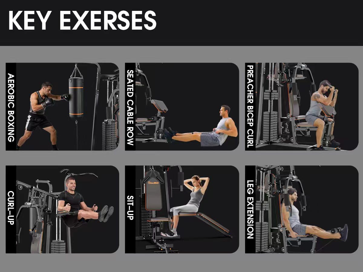 Home Gym Multifunctional Full Body Workout Equipment for Home Exercise Fitness