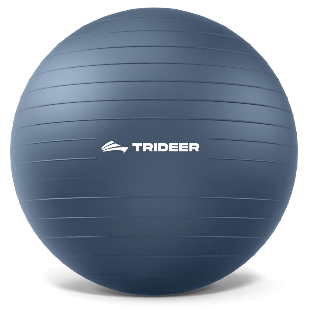 Exercise Ball for Yoga, Pilates & Fitness – Stability Ball Equipment for Home Gym & Office