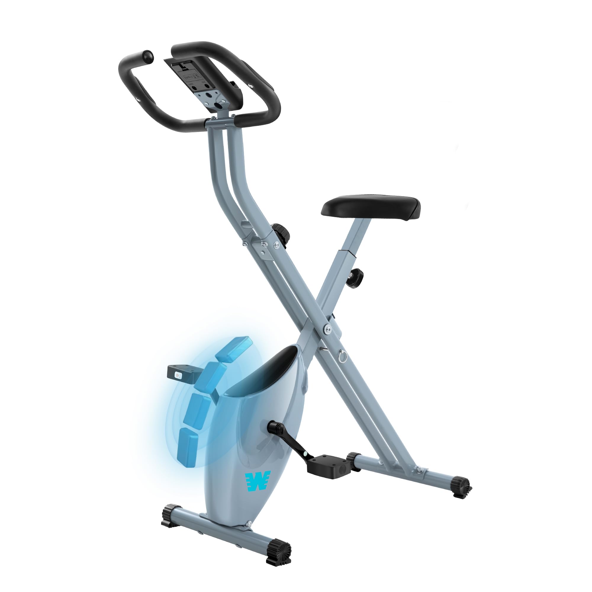 Stationary Exercise Bike for Home Workout, 5 IN 1 Foldable Indoor Cycling Bike