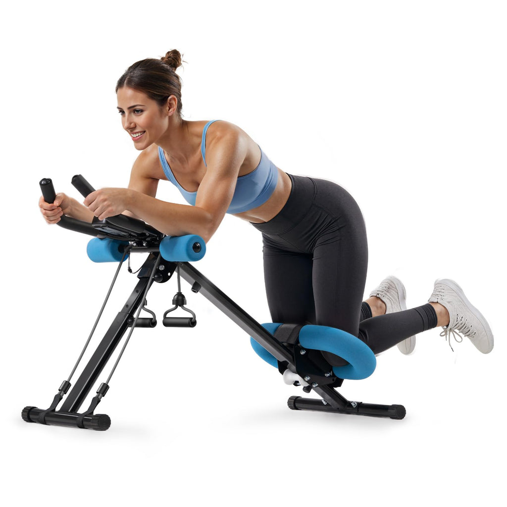 Ab Machine, Ab Workout Equipment, Adjustable Ab Trainer Machine, Abdominal Trainer for Stomach Workout