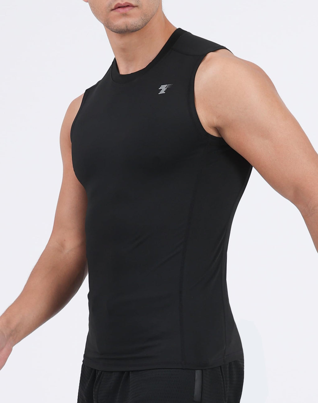 5 Pack Men's Athletic Compression Shirts Sleeveless Workout Tank Top