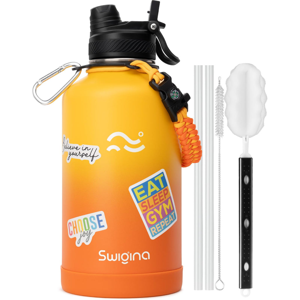 Insulated Water Bottle with Silicone Boot (36hrs Cold/18hrs Hot)