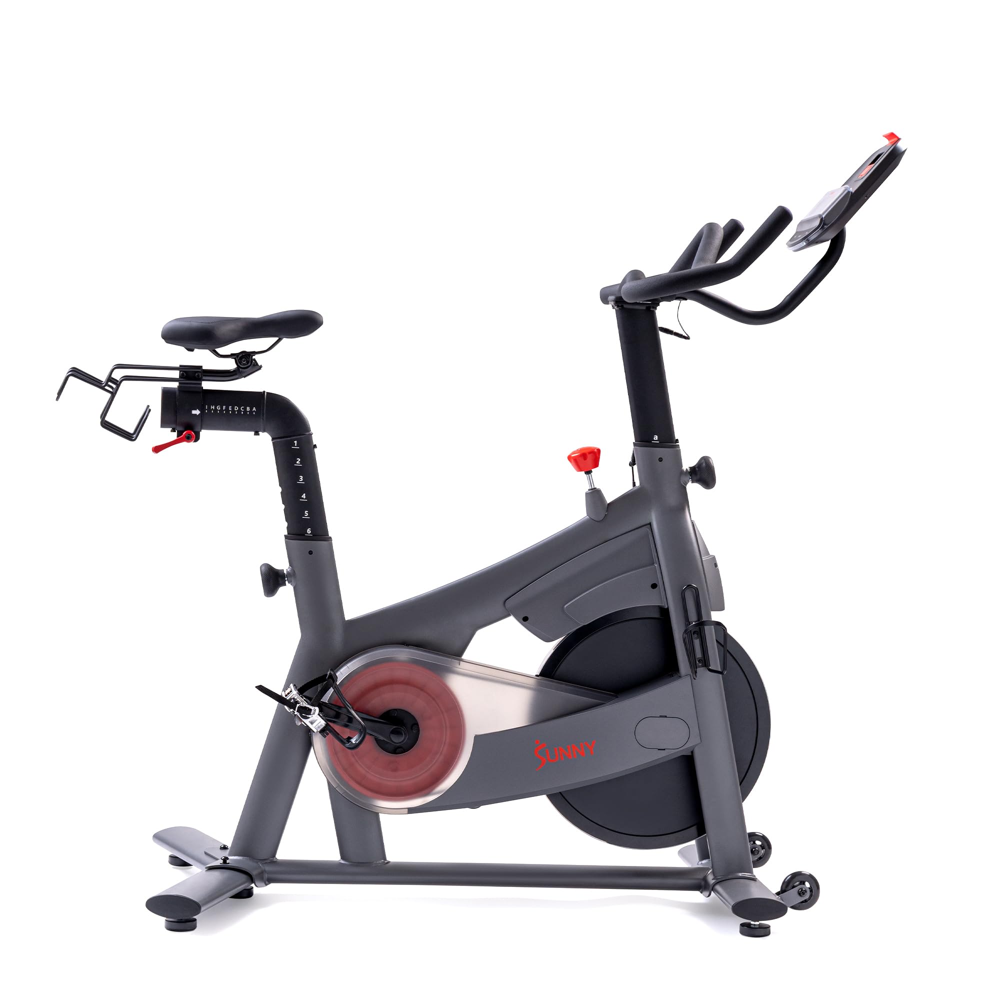 Fitness Smart Magnetic Indoor Cycling Bike, Stationary Exercise Cardio Equipment, Free SunnyFit Training App
