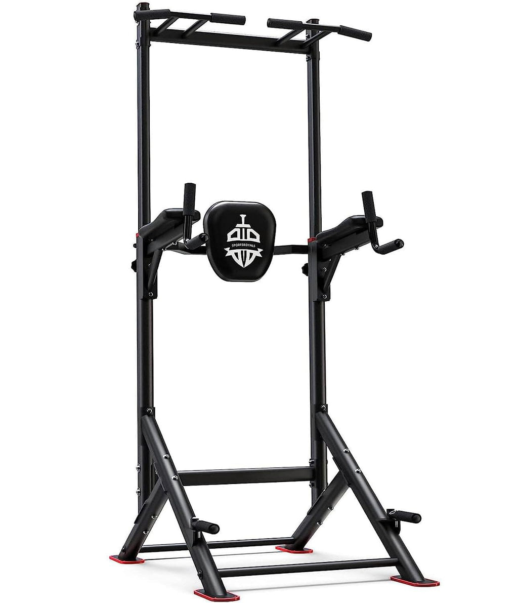 Pull Up Bar Station, 450LBS Stable Pull Up Dip Station for Home Gym Strength Training Equipment | FED Fitness