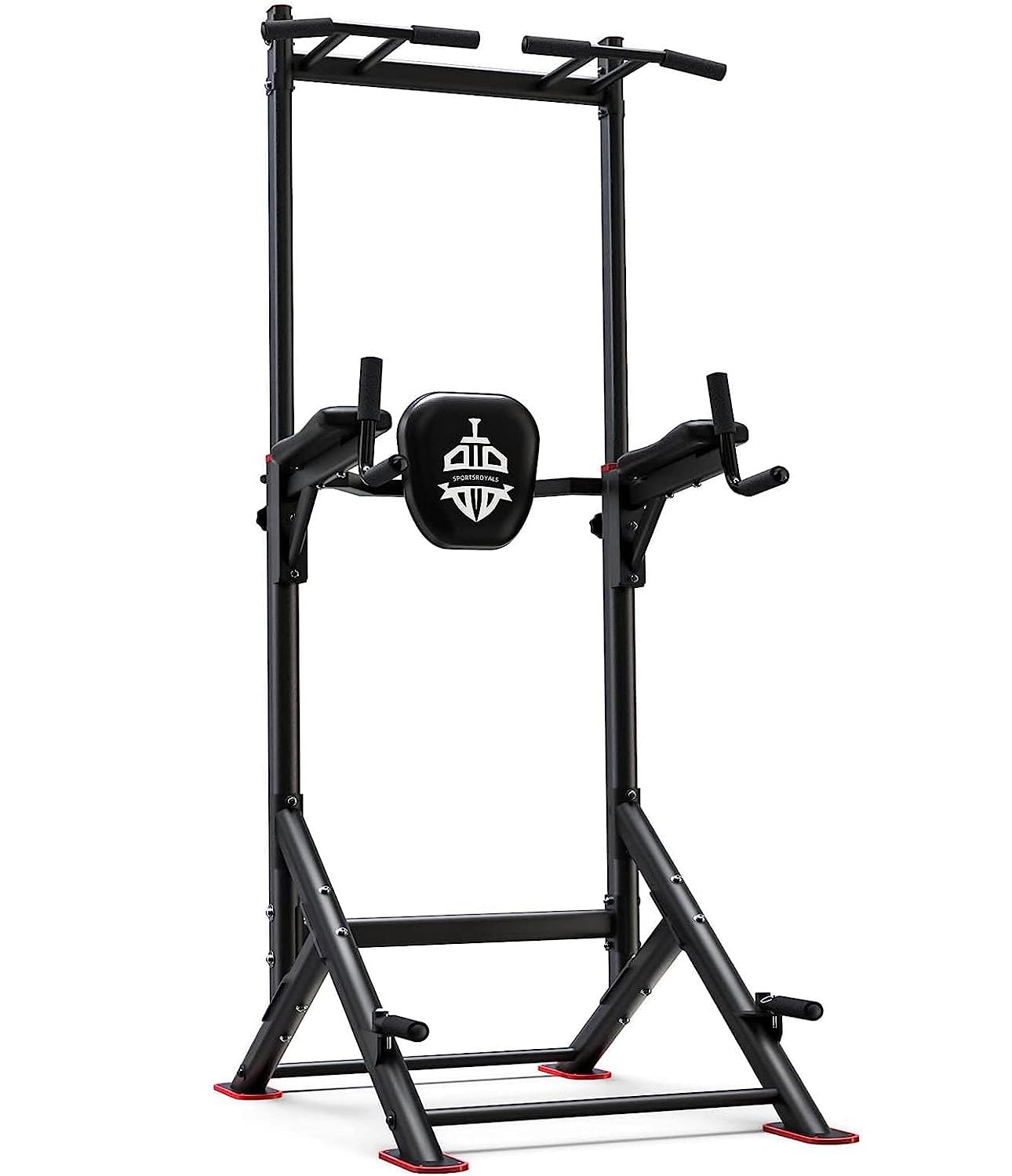 Pull Up Bar Station, 450LBS Stable Pull Up Dip Station for Home Gym Strength Training Equipment | FED Fitness