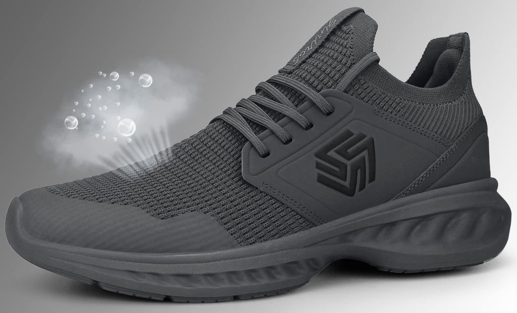 Mens Slip On Walking Shoes Non Slip Running Shoes Breathable