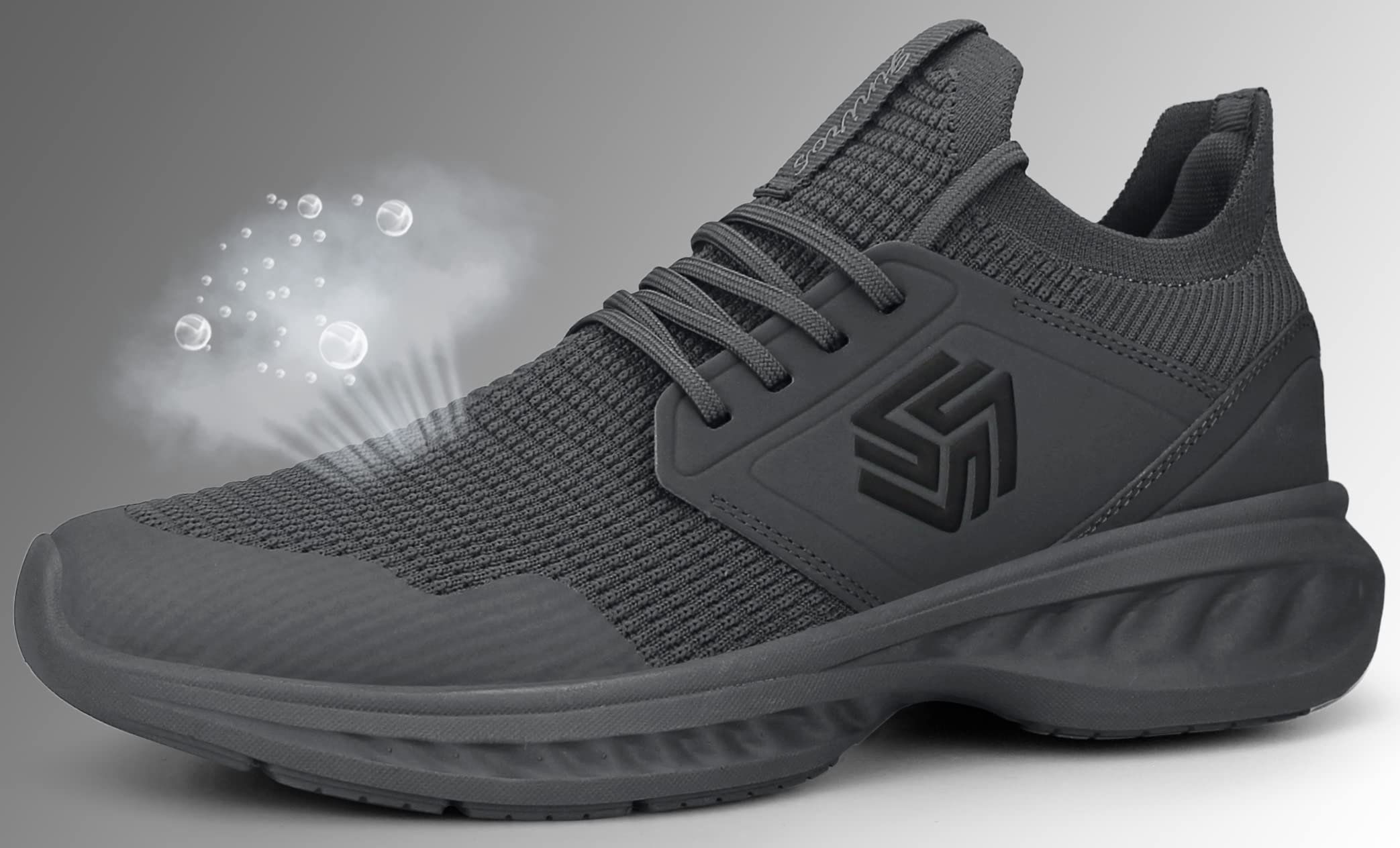 Mens Slip On Walking Shoes Non Slip Running Shoes Breathable