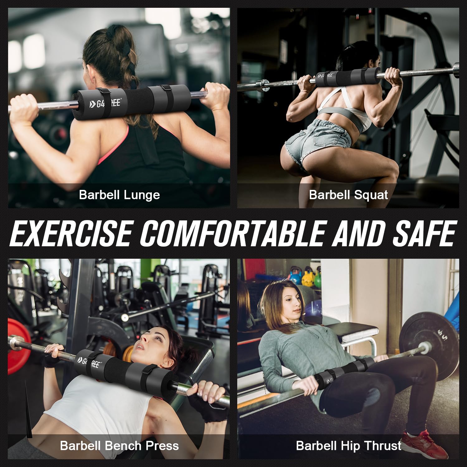 9Pcs Barbell Pad Set for Squat