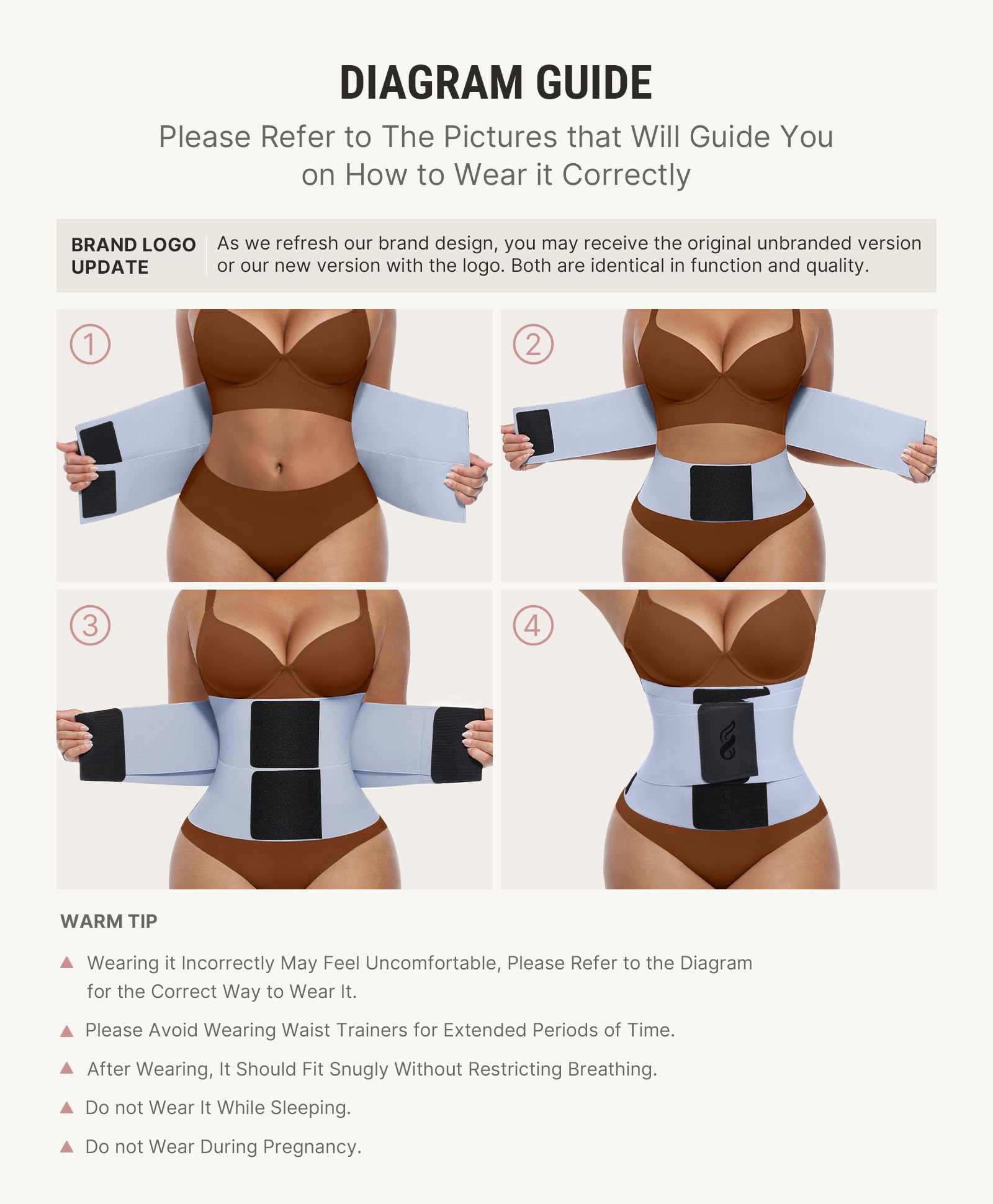Waist Trainer Belt Waist Cincher Trimmer Ab Belt Tummy Control Body Shaper