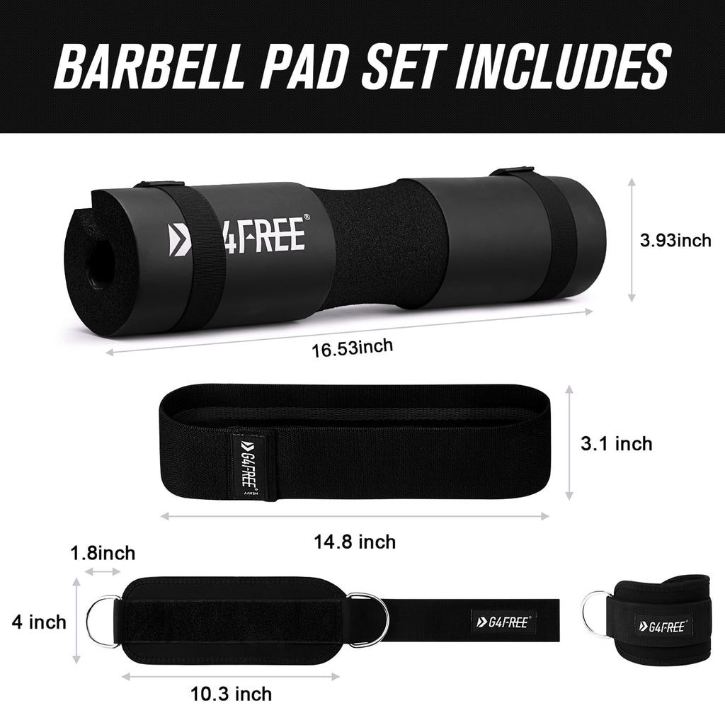 9Pcs Barbell Pad Set for Squat