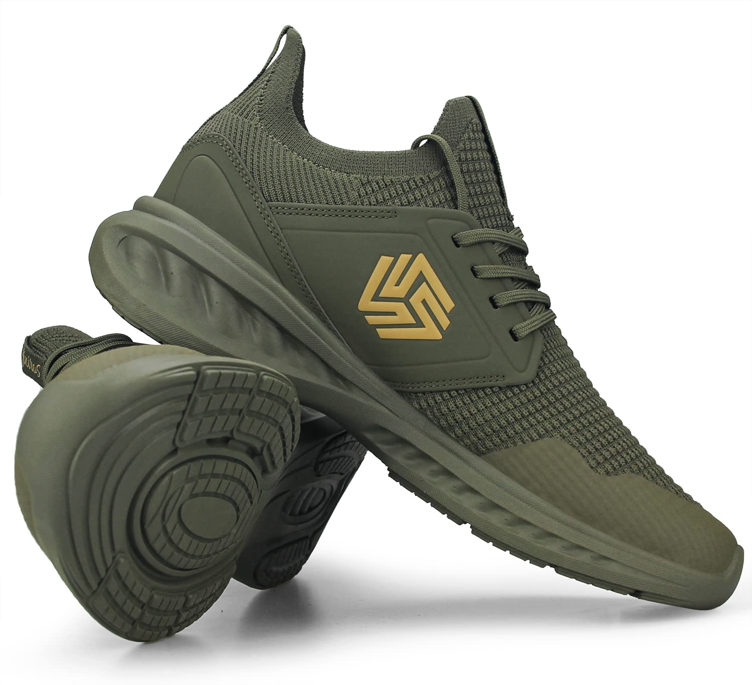 Mens Slip On Walking Shoes Non Slip Running Shoes Breathable