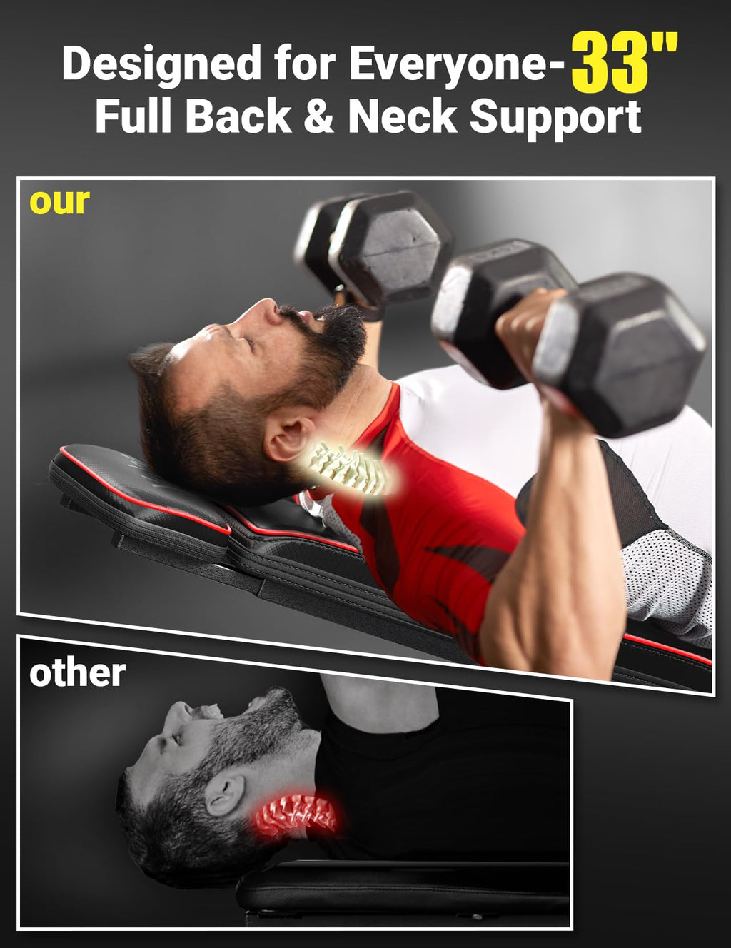 Adjustable Weight Bench for Home Gym