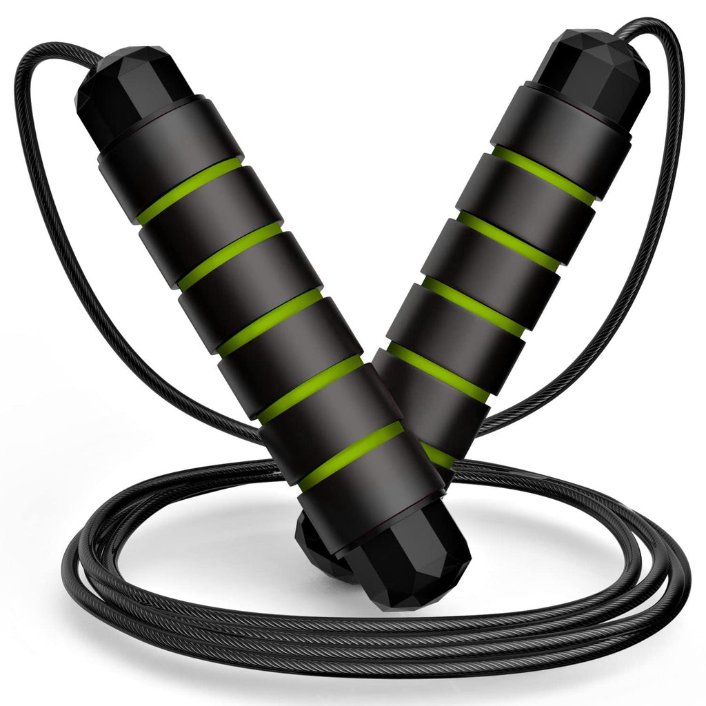 Jump Rope, Tangle-Free Rapid Speed Jumping Rope Cable, Exercise Fitness Workout Equipment & Slim Body