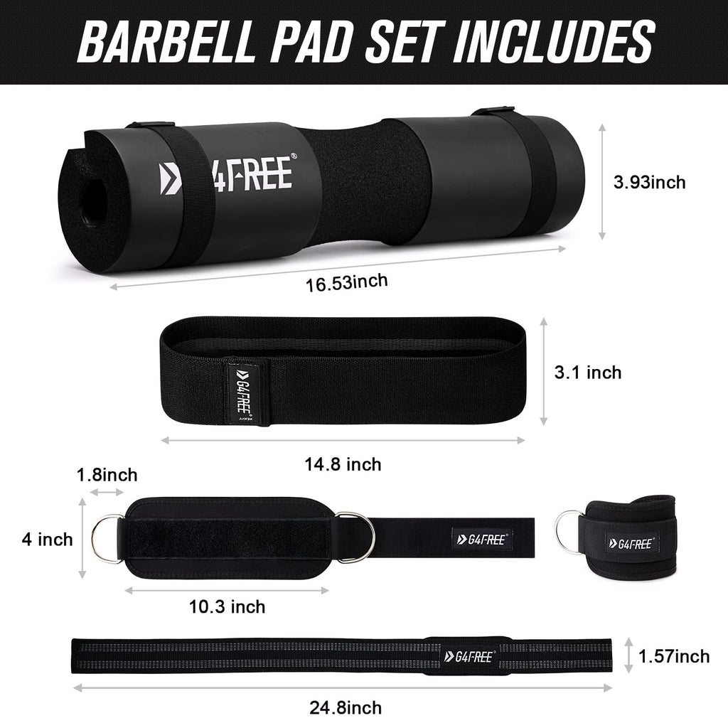 9Pcs Barbell Pad Set for Squat
