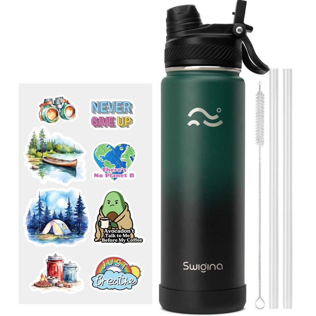 Insulated Water Bottle with Silicone Boot (36hrs Cold/18hrs Hot)