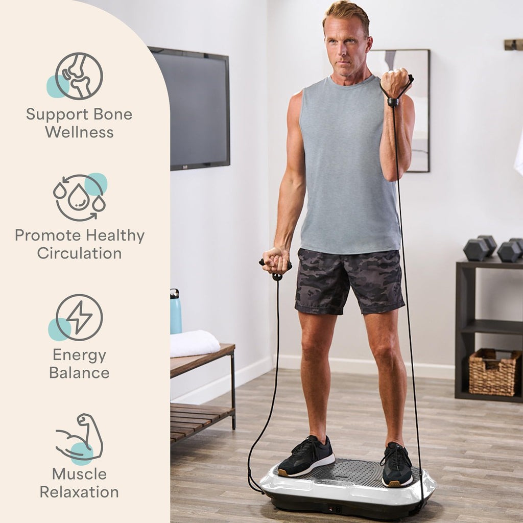 Waver Vibration Plate Exercise Machine – High-Intensity Vibration– Fitness Equipment for Strength & Toning