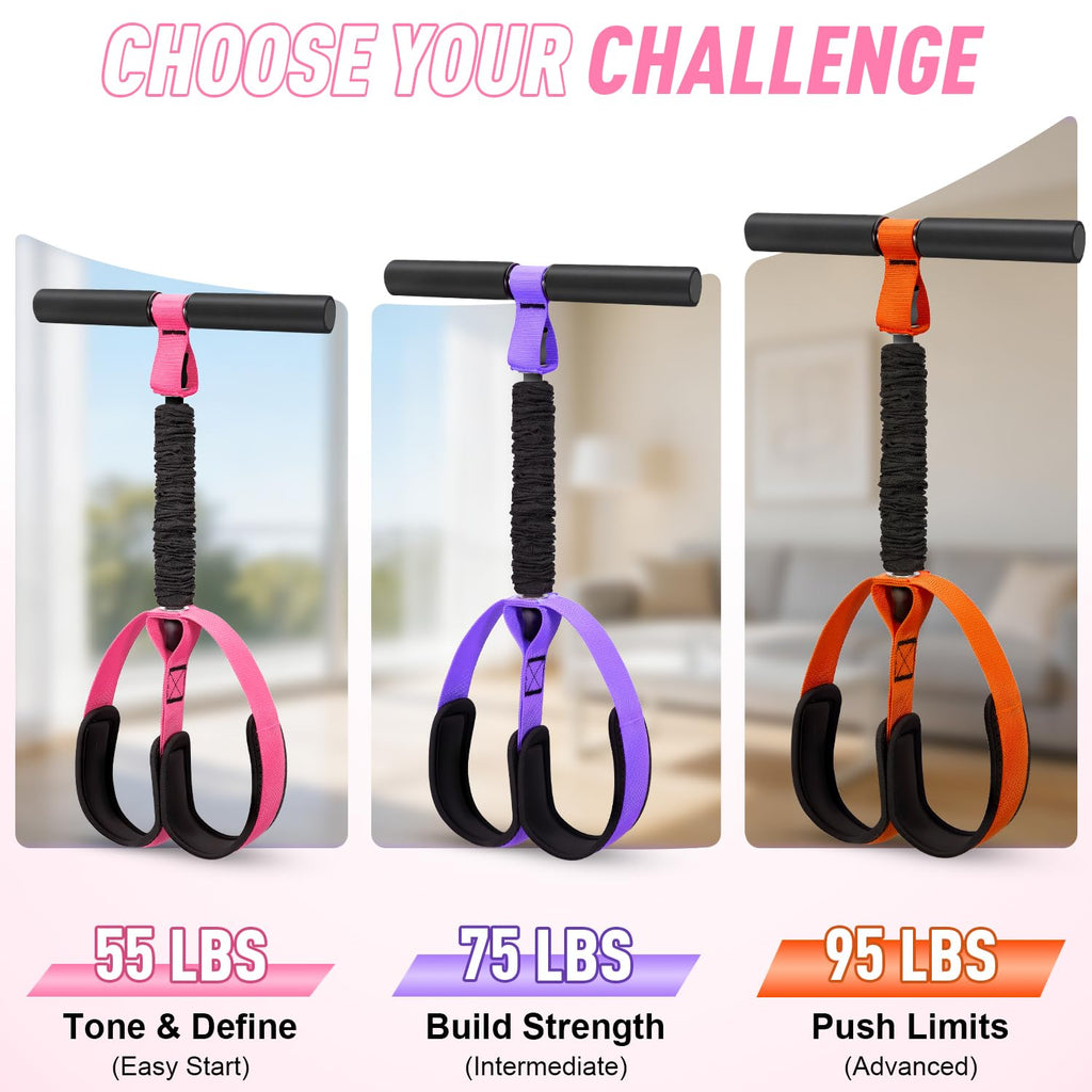 2026 Upgraded Durable Pedal Resistance Band with Handle, Physical Therapy