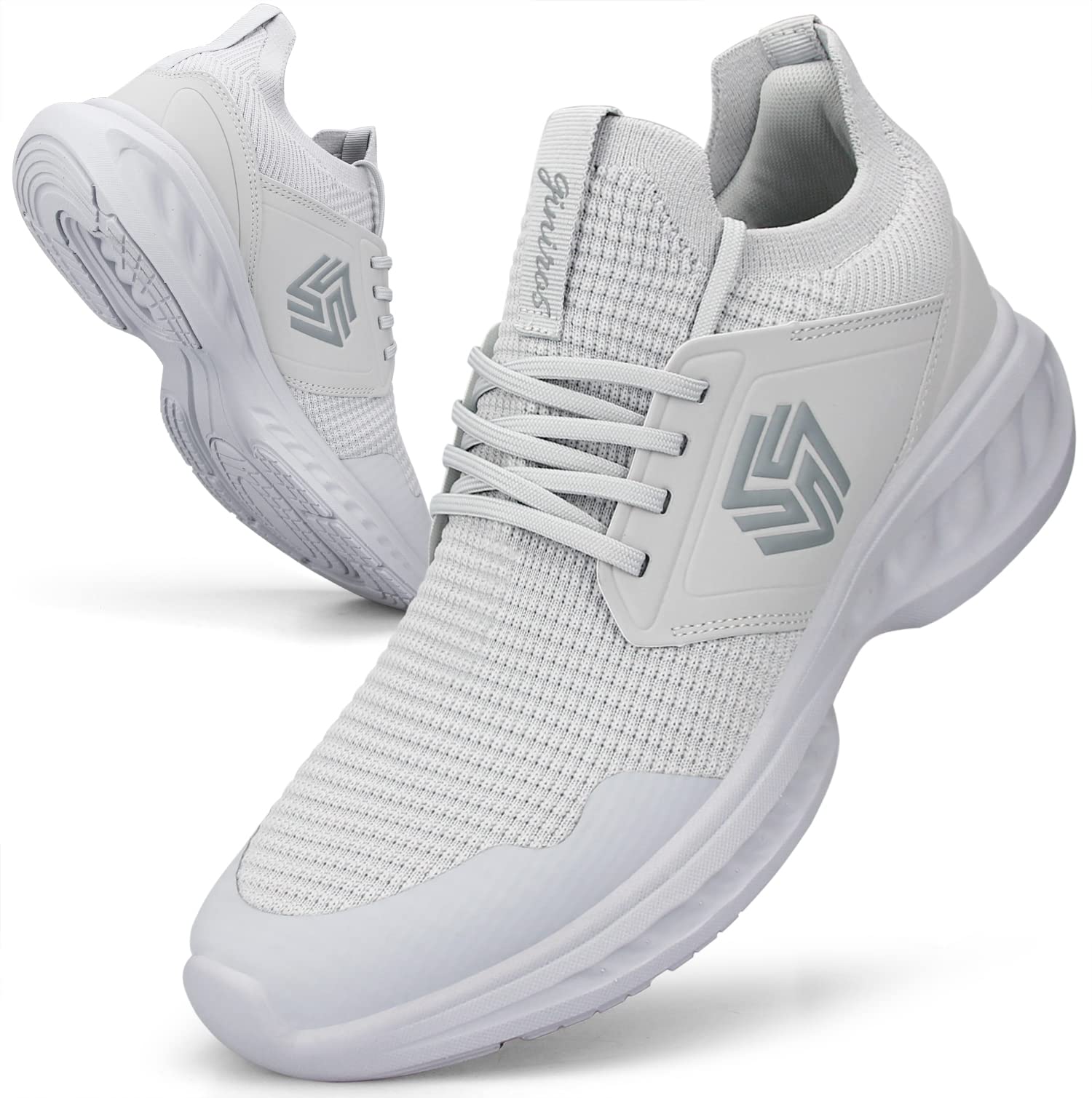 Mens Slip On Walking Shoes Non Slip Running Shoes Breathable