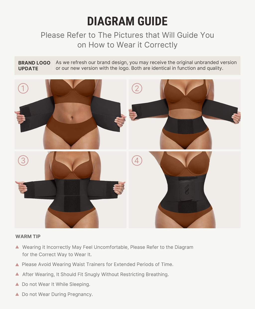 Waist Trainer Belt Waist Cincher Trimmer Ab Belt Tummy Control Body Shaper