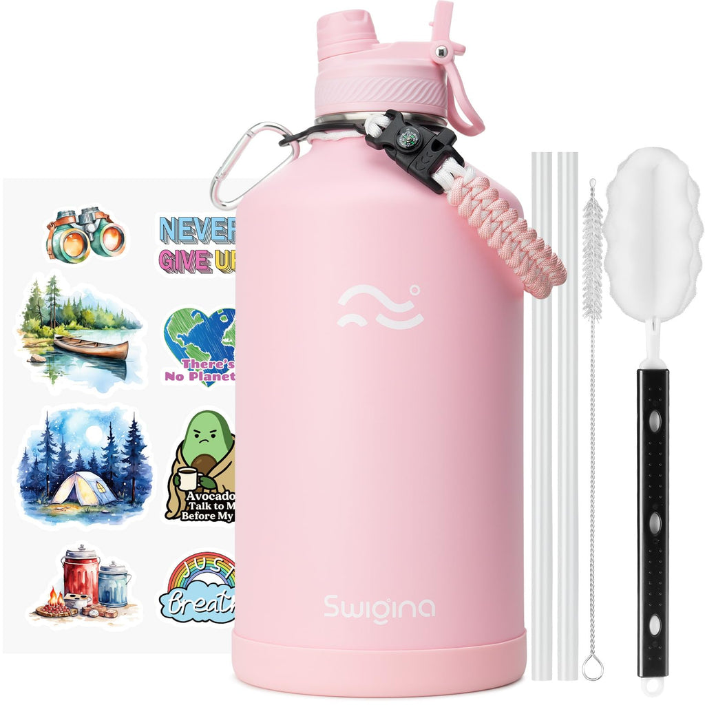 Insulated Water Bottle with Silicone Boot (36hrs Cold/18hrs Hot)