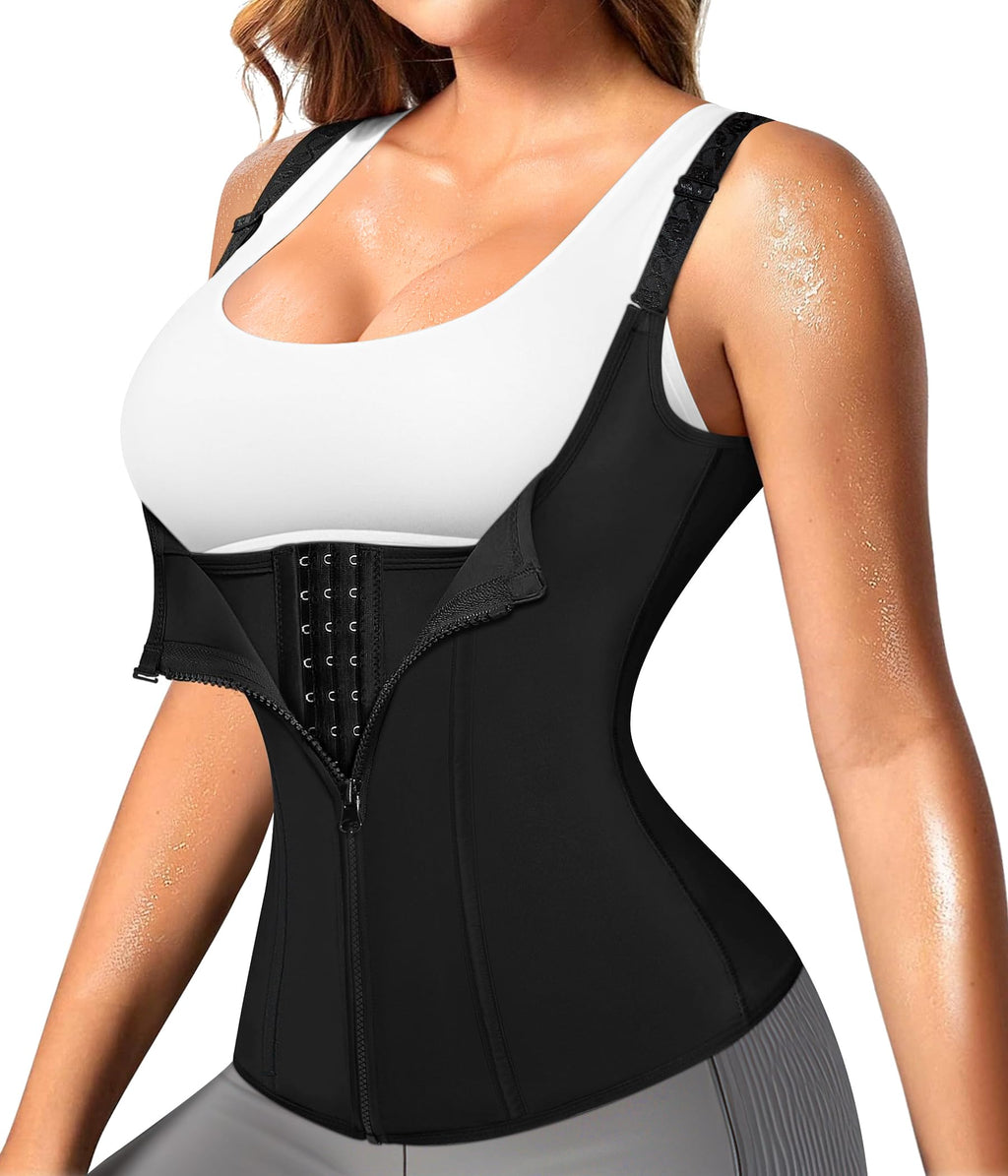 Waist Trainer for Women Corset Shapewear with Zipper