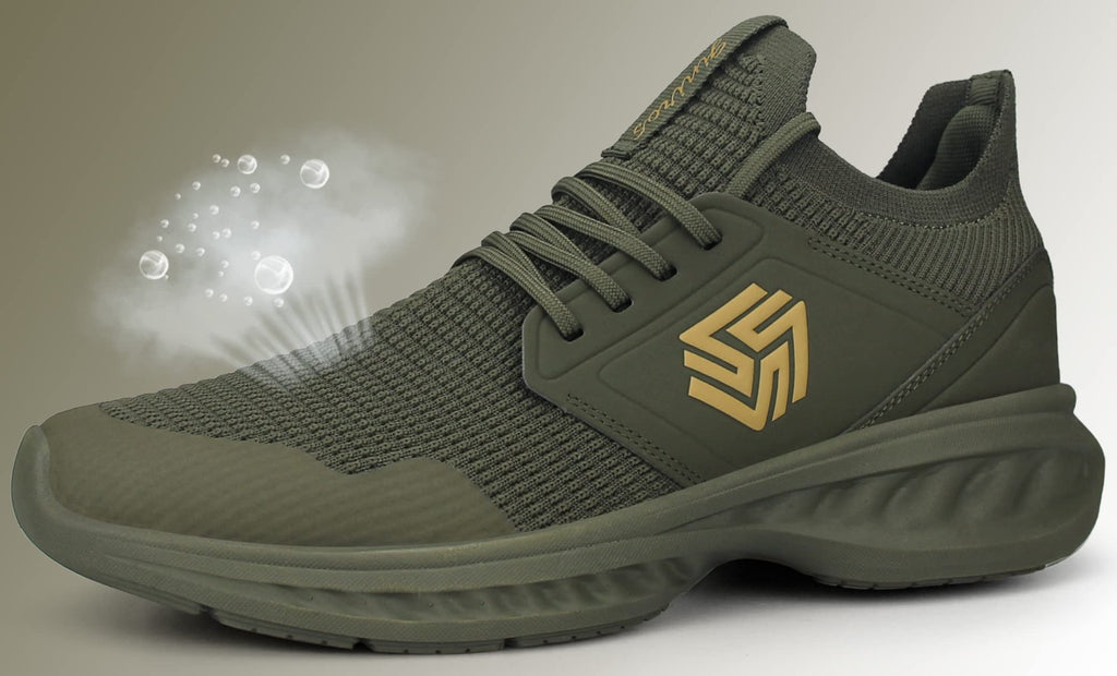 Mens Slip On Walking Shoes Non Slip Running Shoes Breathable