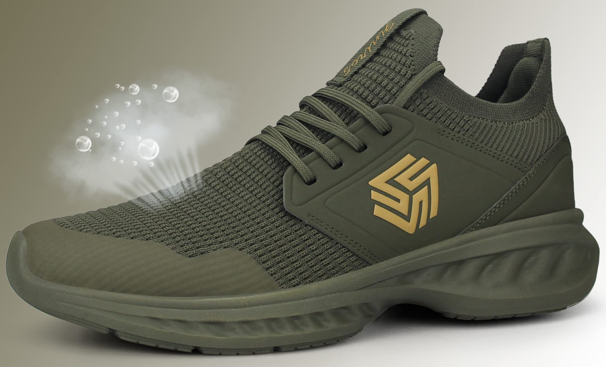 Mens Slip On Walking Shoes Non Slip Running Shoes Breathable