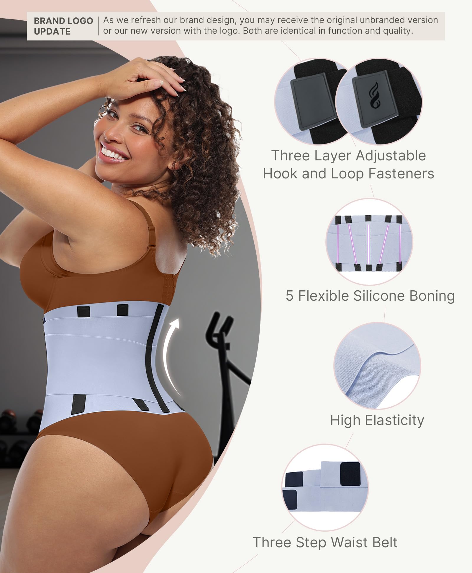 Waist Trainer Belt Waist Cincher Trimmer Ab Belt Tummy Control Body Shaper