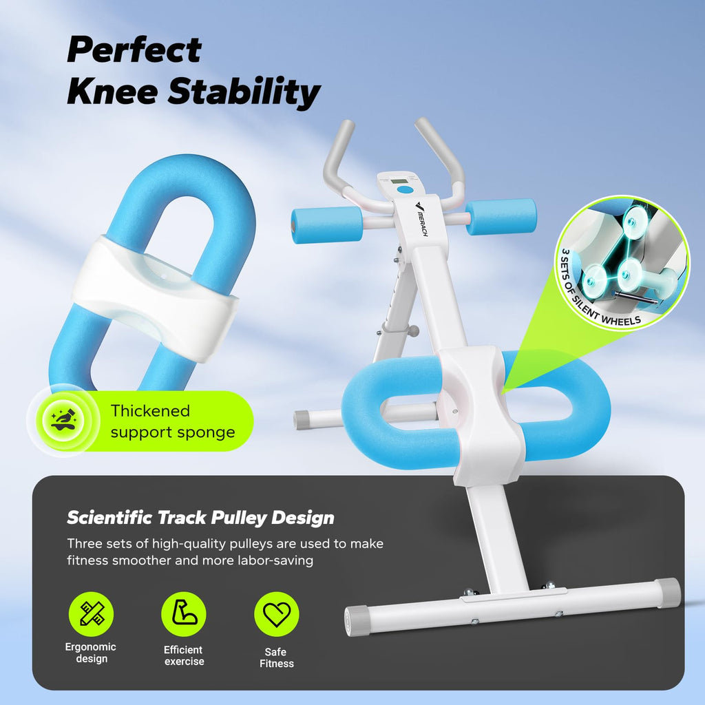 Ab Machine, Ab Workout Equipment, Adjustable Ab Trainer Machine, Abdominal Trainer for Stomach Workout