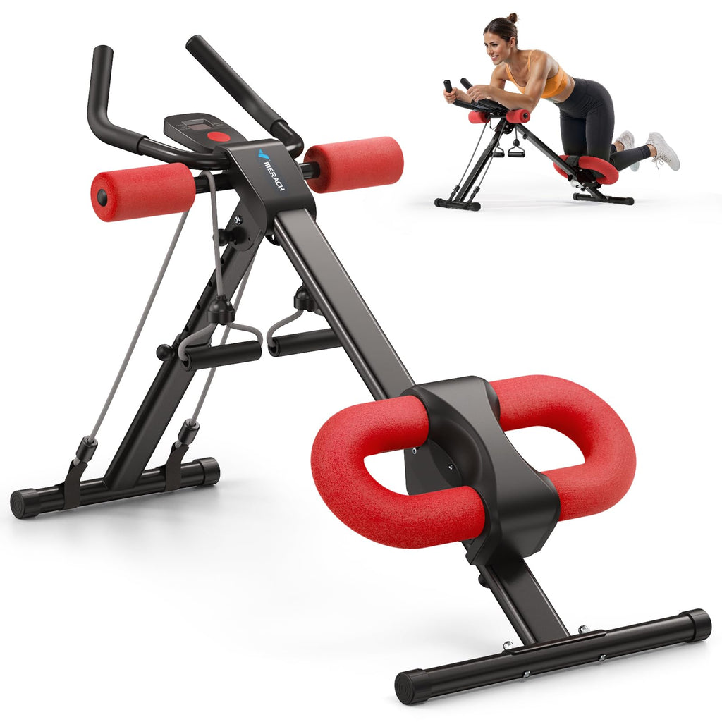 Ab Machine, Ab Workout Equipment, Adjustable Ab Trainer Machine, Abdominal Trainer for Stomach Workout