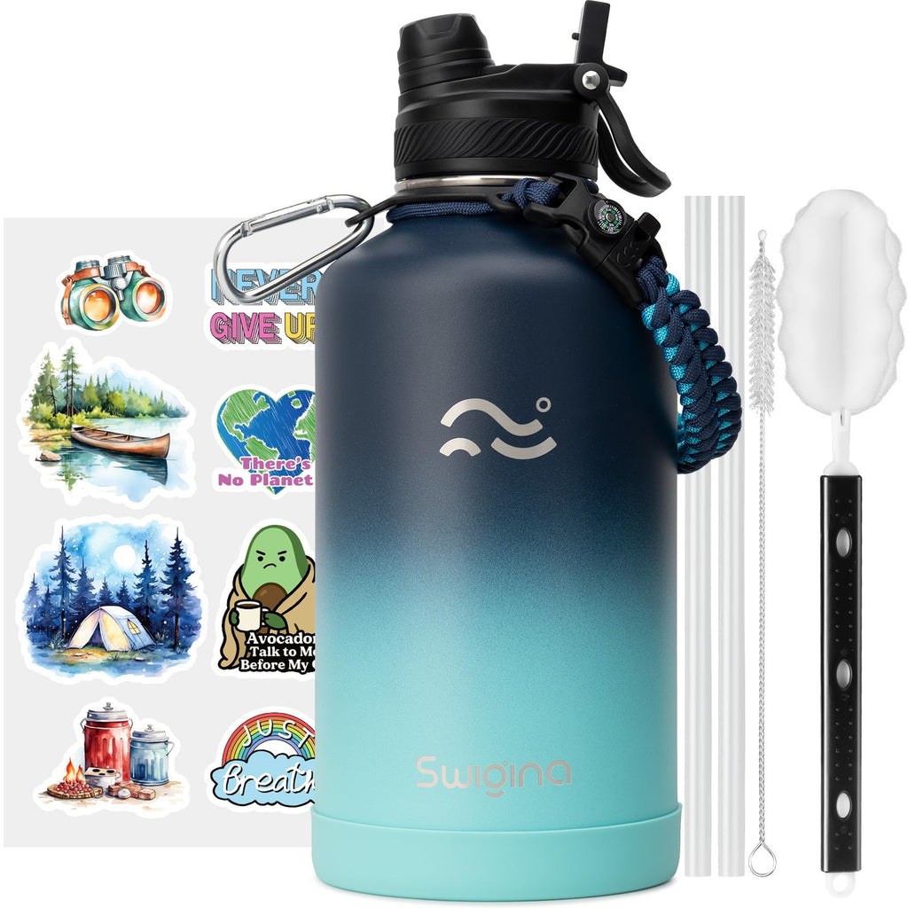 Insulated Water Bottle with Silicone Boot (36hrs Cold/18hrs Hot)