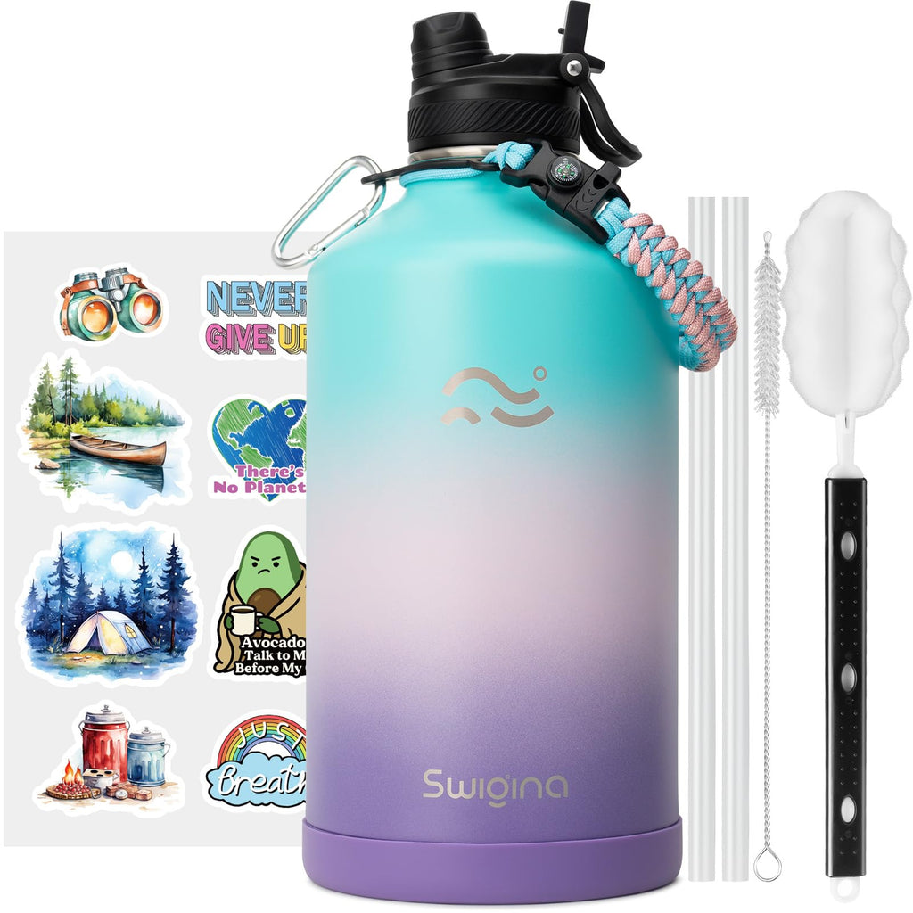 Insulated Water Bottle with Silicone Boot (36hrs Cold/18hrs Hot)