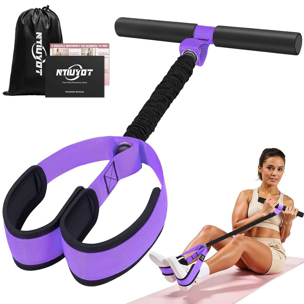 2026 Upgraded Durable Pedal Resistance Band with Handle, Physical Therapy