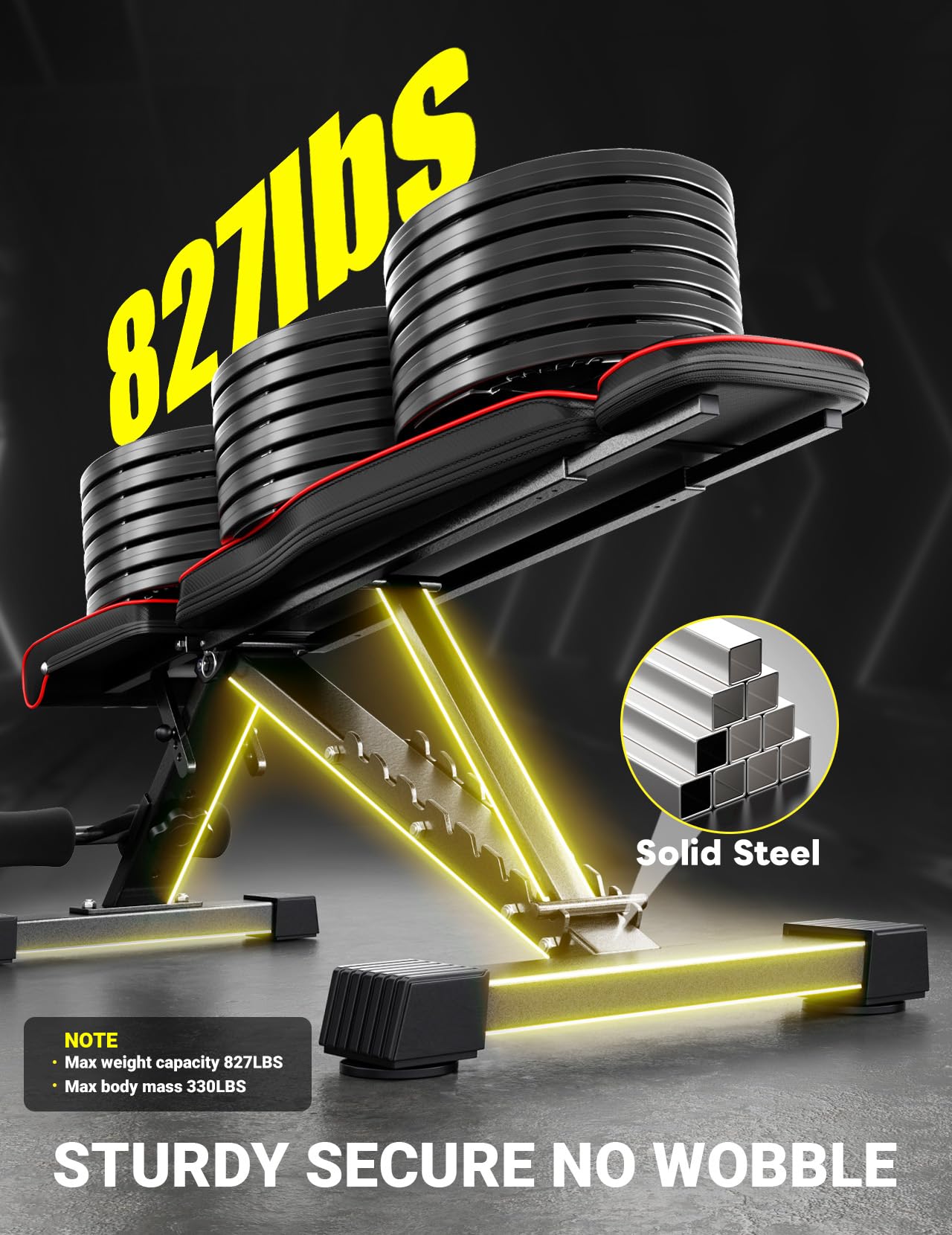 Adjustable Weight Bench for Home Gym