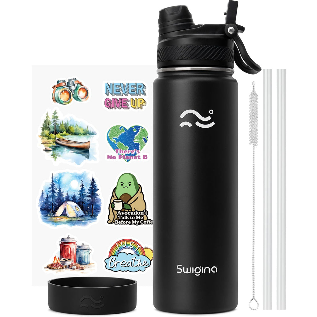 Insulated Water Bottle with Silicone Boot (36hrs Cold/18hrs Hot)