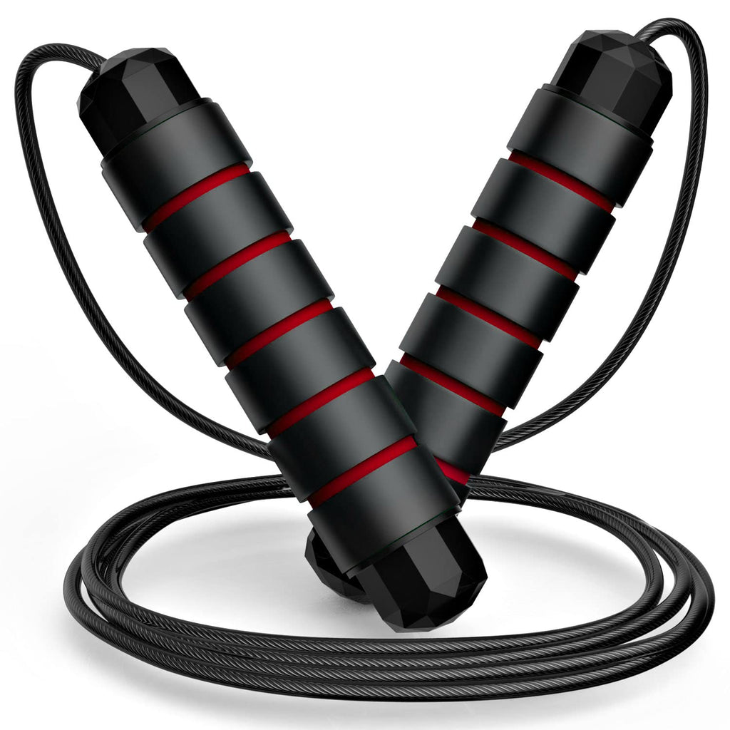 Jump Rope, Tangle-Free Rapid Speed Jumping Rope Cable, Exercise Fitness Workout Equipment & Slim Body