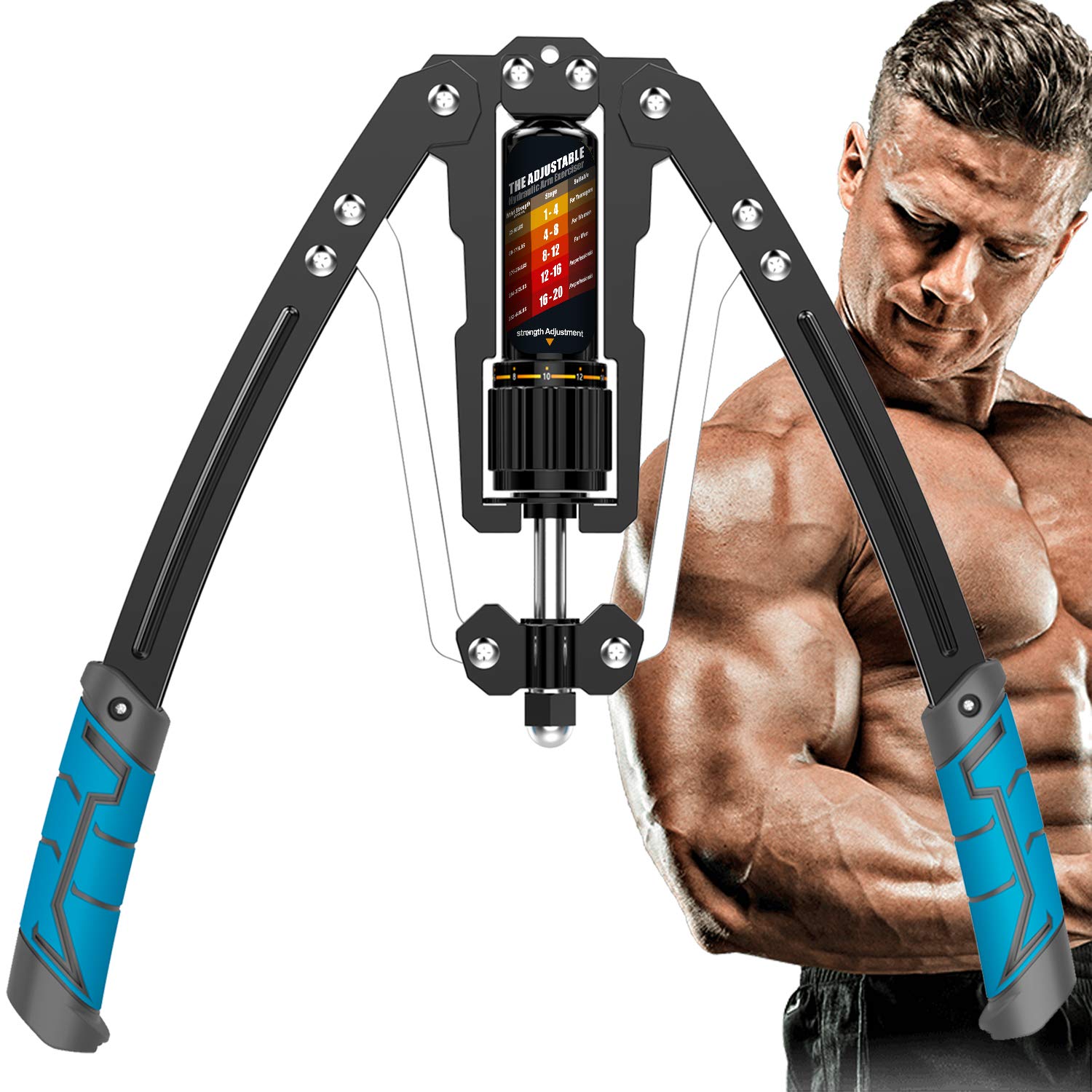 Twister Arm Exerciser - Adjustable 22-440lbs Hydraulic Power,Muscle Training Fitness Equipment, Arm Enhanced Exercise