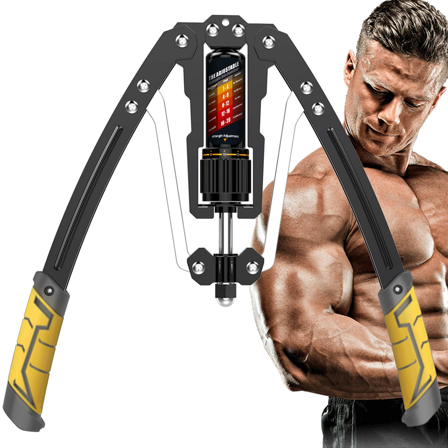 Twister Arm Exerciser - Adjustable 22-440lbs Hydraulic Power,Muscle Training Fitness Equipment, Arm Enhanced Exercise