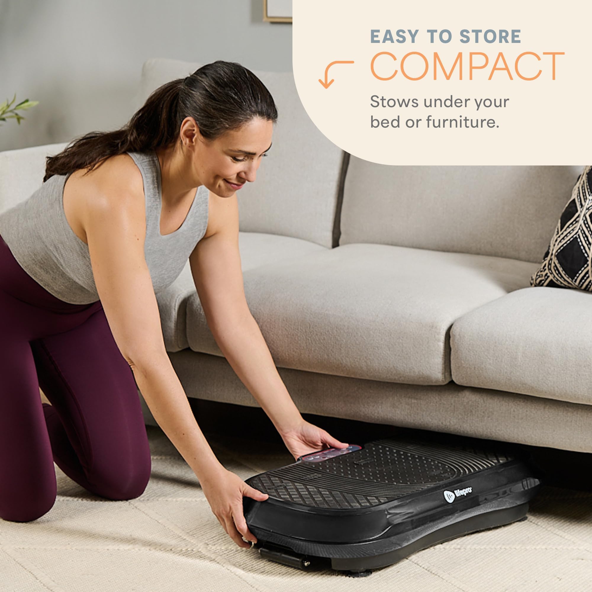 Waver Vibration Plate Exercise Machine – High-Intensity Vibration– Fitness Equipment for Strength & Toning